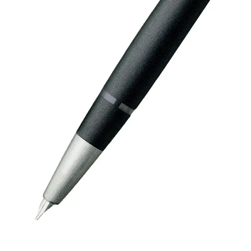 Lamy 2000-01 Fountain Pen Fine Black With Matte Stainless Steel Trim