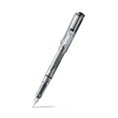 Lamy Vista 012 Fountain Pen Broad Transparent With Chrome Plated Clip