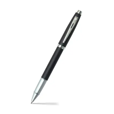 Sheaffer Gift Set 100 9317 Ballpoint Pen and Rollerball Pen Matte Black with Chrome Trims - Set of 2 Pens