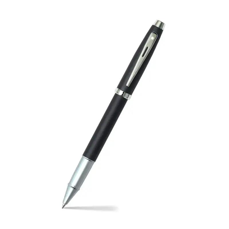 Sheaffer Gift Set 100 9317 Ballpoint Pen and Rollerball Pen Matte Black with Chrome Trims - Set of 2 Pens