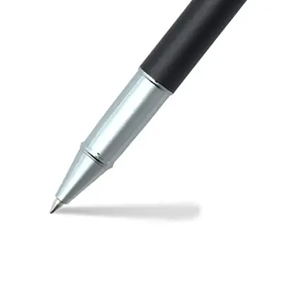 Sheaffer Gift Set 100 9317 Ballpoint Pen and Rollerball Pen Matte Black with Chrome Trims - Set of 2 Pens