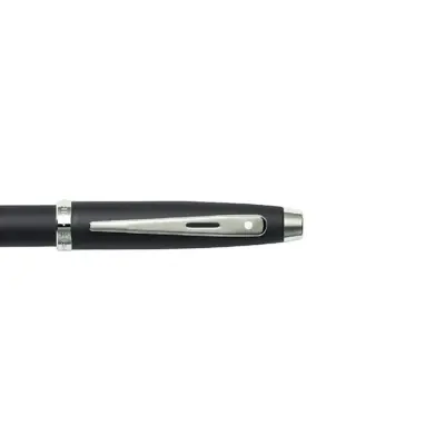 Sheaffer Gift Set 100 9317 Ballpoint Pen and Rollerball Pen Matte Black with Chrome Trims - Set of 2 Pens