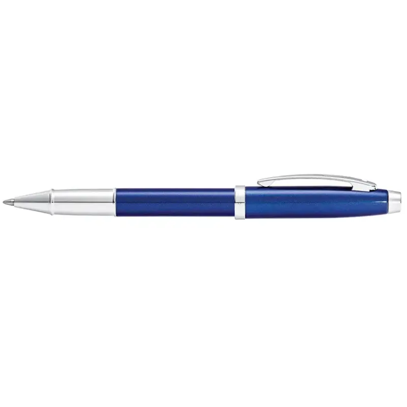 Sheaffer Gift Set 100 9339 Ballpoint Pen and Rollerball Pen Glossy Black with Gold Trims - Set of 2 Pens