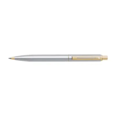 Sheaffer Sentinel 325 Brushed Chrome Ballpoint pen with Gold Tone Trim