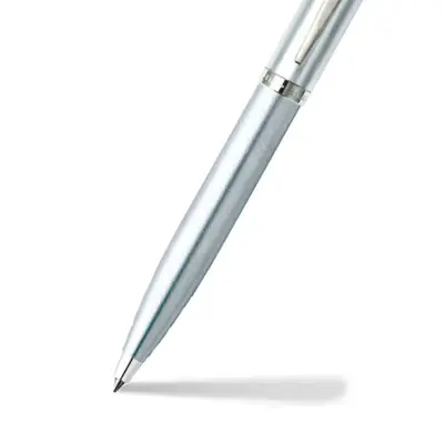 Sheaffer 9306 Gift 100 Ballpoint Pen Brushed Chrome with Chrome Plated Trim