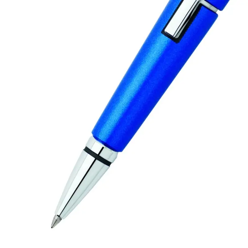 Cross AT0555-3 Edge Rollerball Pen Blue with Chrome Trims