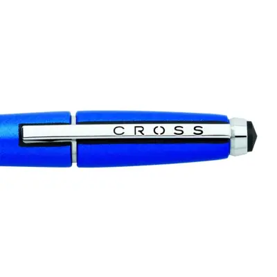 Cross AT0555-3 Edge Rollerball Pen Blue with Chrome Trims