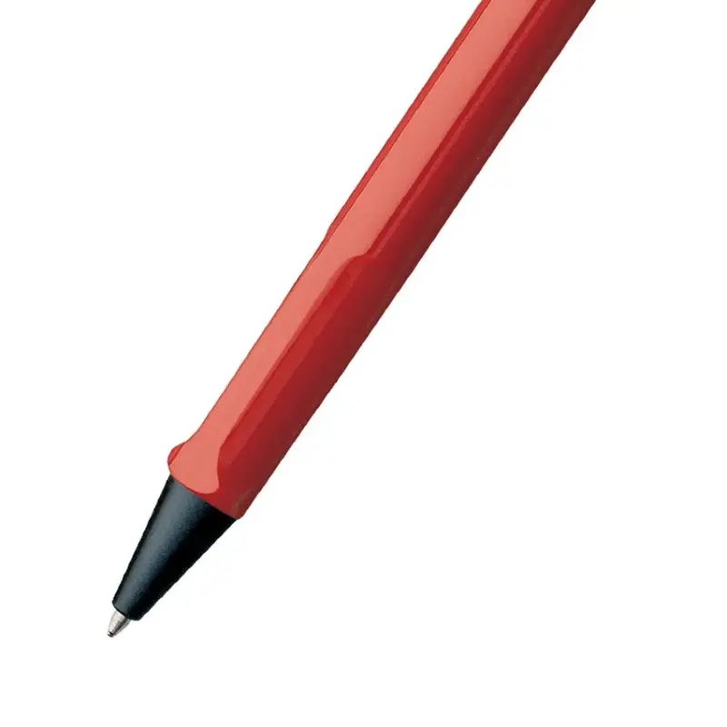 Lamy Safari 216 Ballpoint Pen Red With Chrome Plated Clip