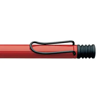Lamy Safari 216 Ballpoint Pen Red With Chrome Plated Clip