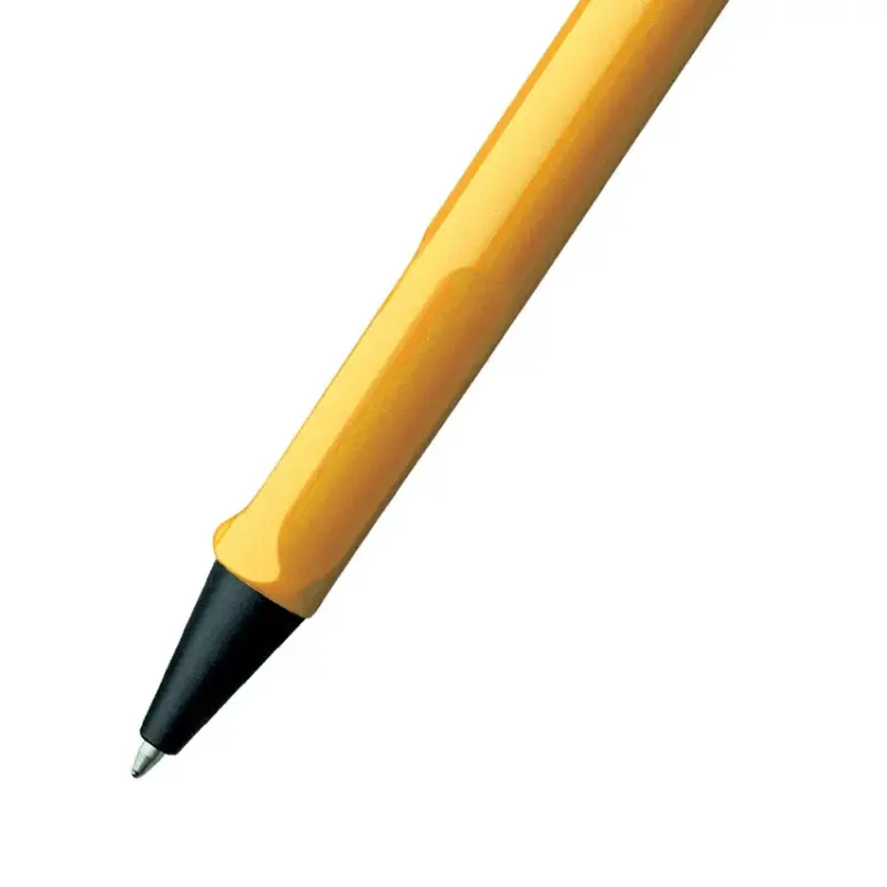 Lamy Safari 218 Ballpoint Pen Yellow With Chrome Plated Clip