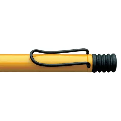 Lamy Safari 218 Ballpoint Pen Yellow With Chrome Plated Clip