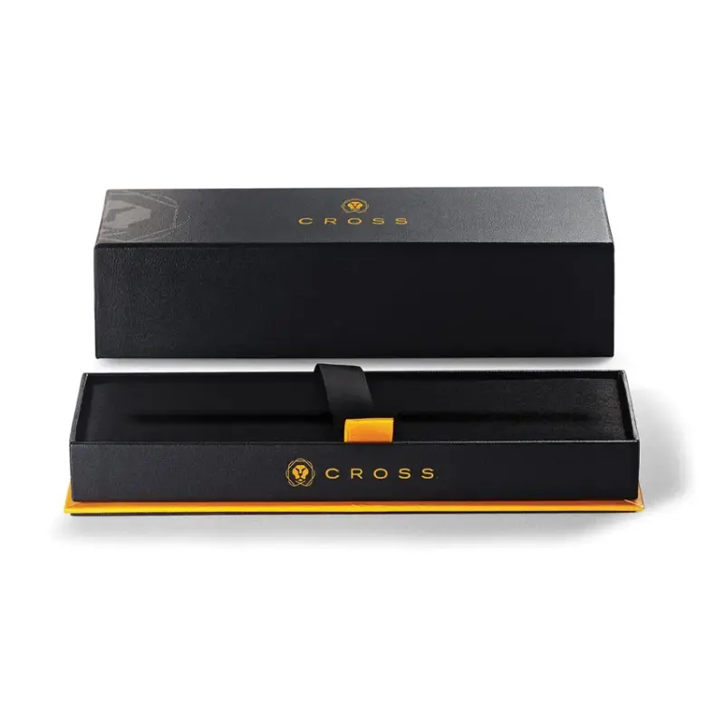Cross AT0456-7MS Bailey Fountain Pen Medium Black with Chrome Trims
