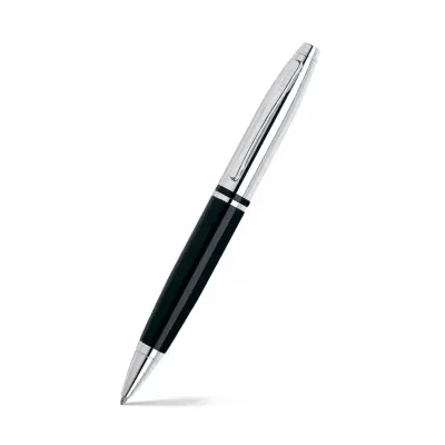 Cross AT0112-2 Calais Ballpoint Pen Black and Chrome