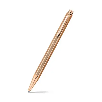 Caran d'Ache Ecridor Chevron Gilded Ballpoint Pen Gold