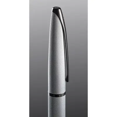 Cross 882-43 ATX Ballpoint Pen Brushed Chrome With Black Trims