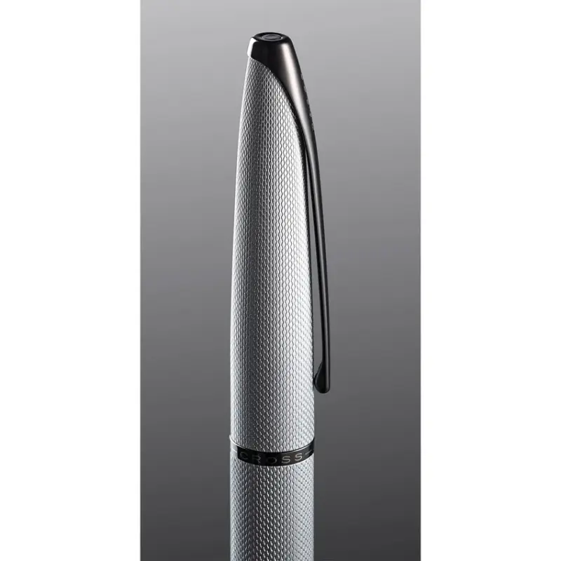Cross 882-43 ATX Ballpoint Pen Brushed Chrome With Black Trims