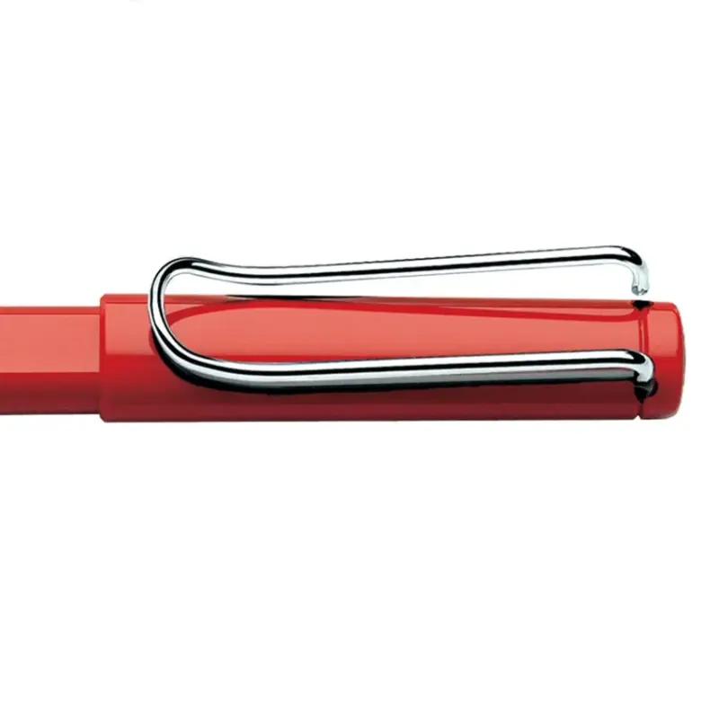 Lamy Safari 316 Rollerball Pen Red With Chrome Plated Clip