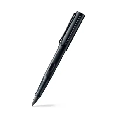 Lamy AL-Star 071 Fountain Pen Medium Black With Chrome Metal Clip