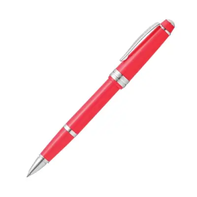 Cross AT0745-5 Bailey Light Rollerball Pen Coral with Chrome Trims