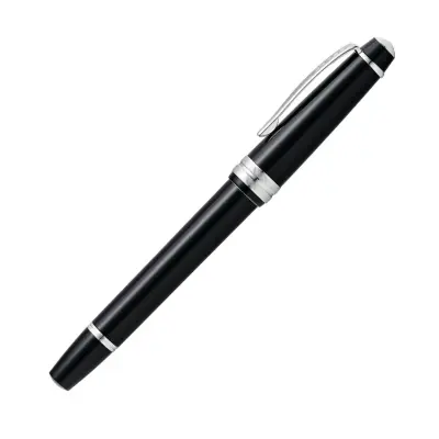 Cross AT0746-1MS Bailey Light Fountain Pen Medium Black with Chrome Trims