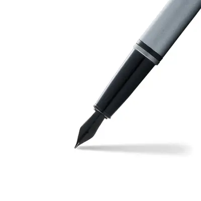 Cross AT0116-26MJ Calais Lacquer Fountain Pen Gray And Black