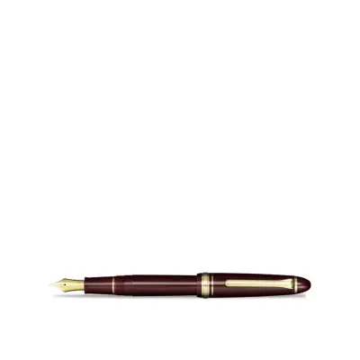 Sailor 1911 Standard 14K Fountain Pen (Medium) Maroon with Gold Trims