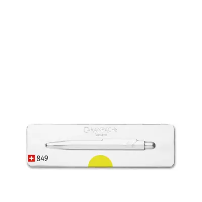 Caran d'Ache 849 PopLine Ballpoint Pen Fluorescent Yellow
