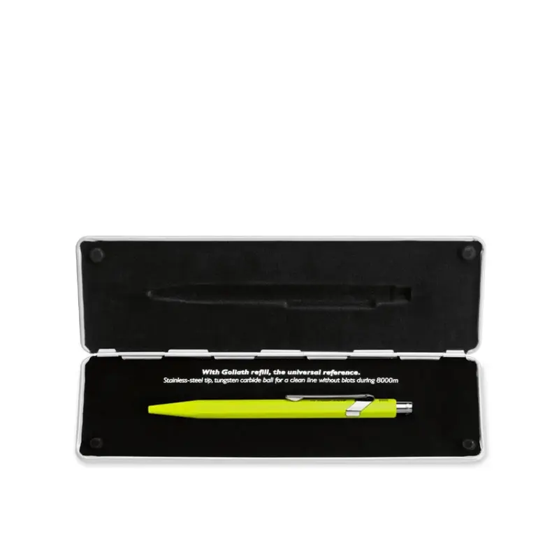 Caran d'Ache 849 PopLine Ballpoint Pen Fluorescent Yellow