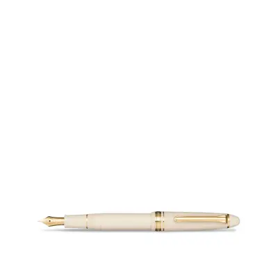 Sailor 1911 Standard Fountain Pen (14K Fine) Ivory with Gold Trims