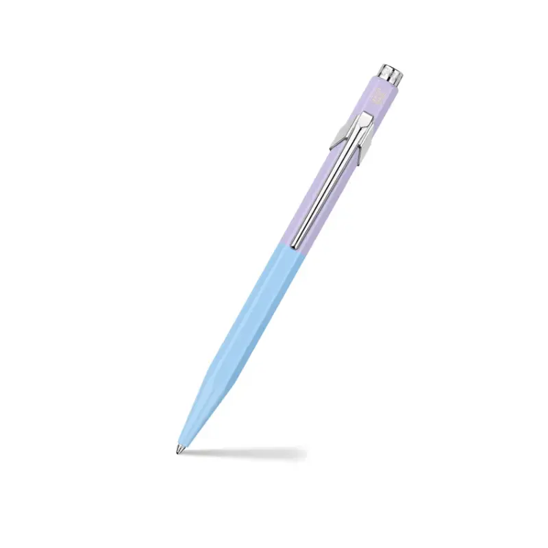 Caran d'Ache 849 Bille Paul Smith Ballpoint Pen - Sky Blue And Lavender