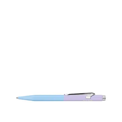Caran d'Ache 849 Bille Paul Smith Ballpoint Pen - Sky Blue And Lavender