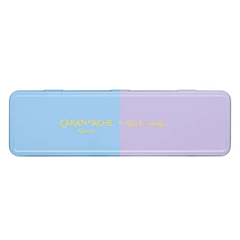 Caran d'Ache 849 Bille Paul Smith Ballpoint Pen - Sky Blue And Lavender