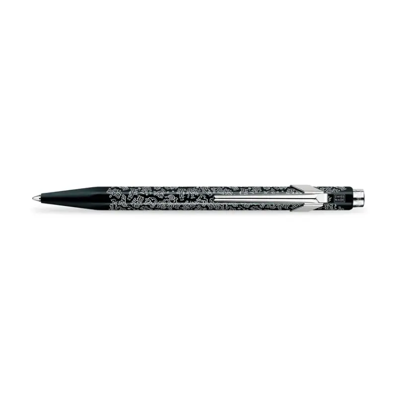 Caran d'Ache 849 Xmas23 Keith Haring Ballpoint Pen - Black