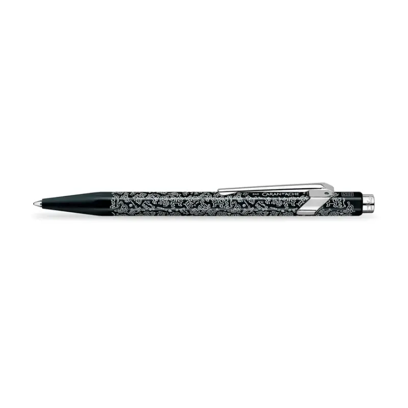 Caran d'Ache 849 Xmas23 Keith Haring Ballpoint Pen - Black