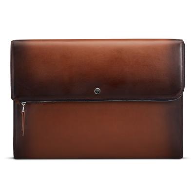 Leather Bexley 13-inch Chrome Trims Laptop Sleeve