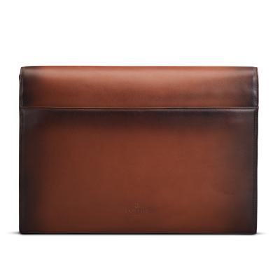 Leather Bexley 13-inch Chrome Trims Laptop Sleeve