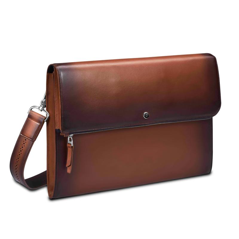 Leather Bexley 13-inch Chrome Trims Laptop Sleeve