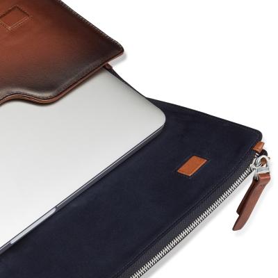 Leather Bexley 13-inch Chrome Trims Laptop Sleeve