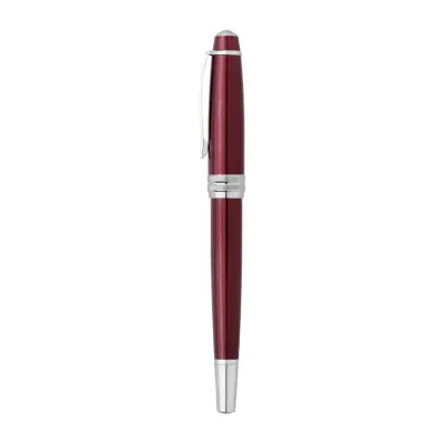 Cross AT0455-8 Bailey Rollerball Pen Red With Chrome Trims