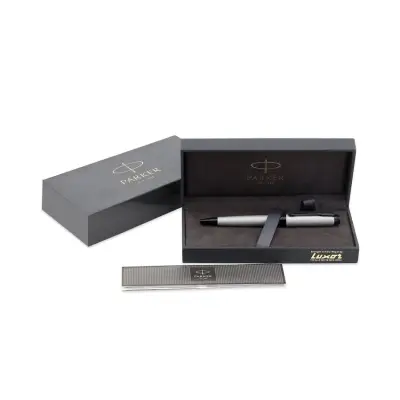 Parker Ambient Dark Grey Black Trim Ballpoint Pen