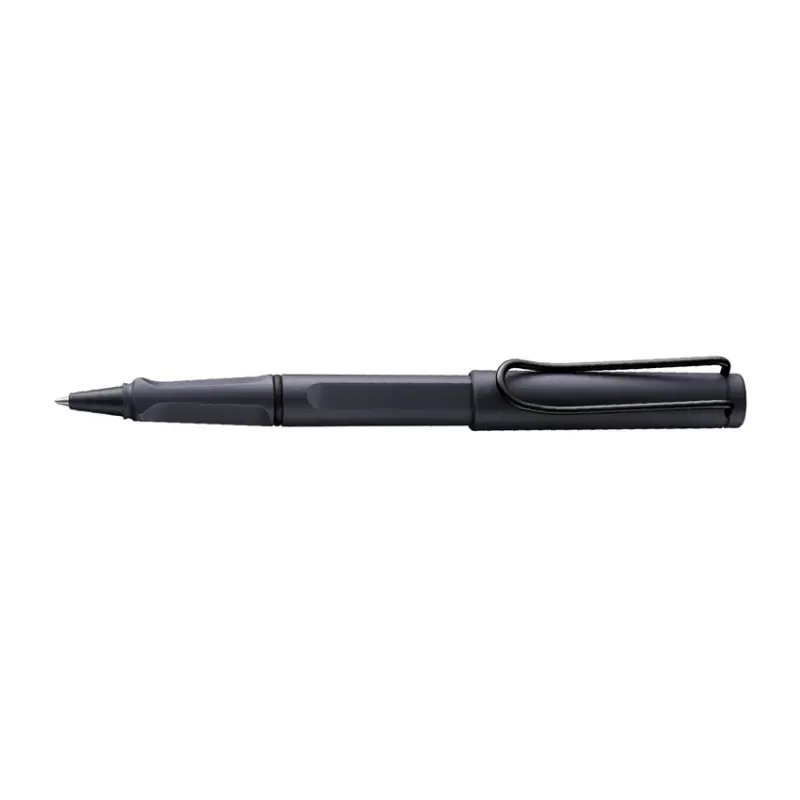 Lamy Safari Steel Black Rollerball Pen - Special Edition