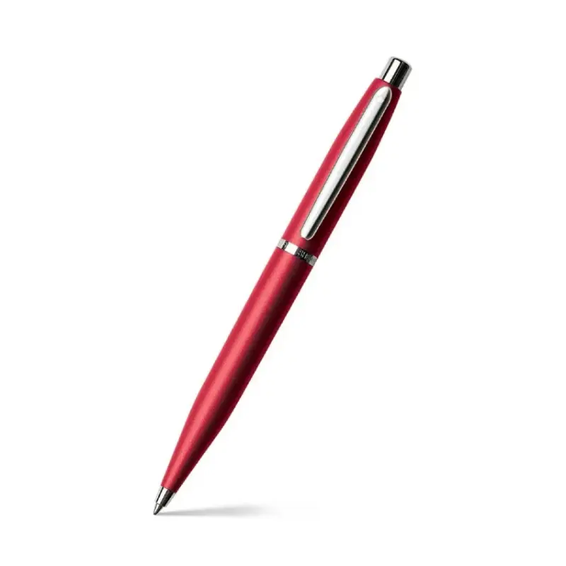 Sheaffer Gift Set Excessive Red VFM 9403 Ballpoint Pen with Scarlet Blaze Credit Card Holder