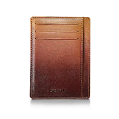 Sheaffer Gift Set VFM 9428 Coffee Edition Ballpoint Pen with Regal Brown PVD Trims and Credit Card Holder - Matt Brown
