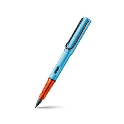 Lamy AL-star Denim Blue and Orange Fountain Pen-Medium