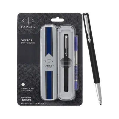Parker Vector Matte Black Rollerball Pen