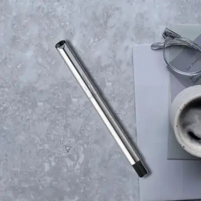 Parker Vector Stainless Steel Fountain Pen With Chrome Trim-Fine