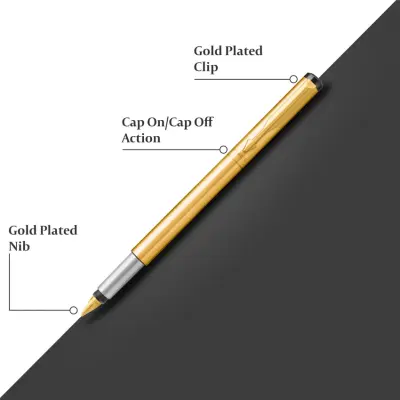 Parker Vector Gold Fountain Pen-Fine