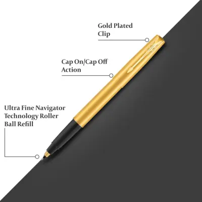 Parker Frontier Rollerball Pen With Gold Trim