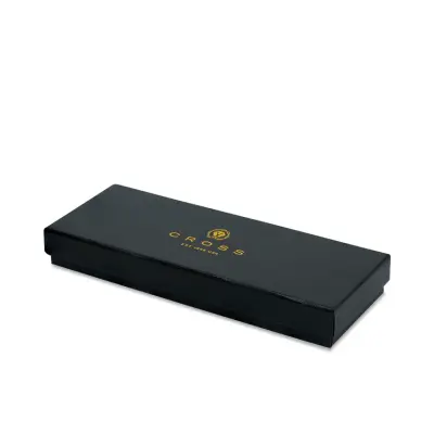 Cross AT0746-1MS Bailey Light Fountain Pen Medium Black with Chrome Trims