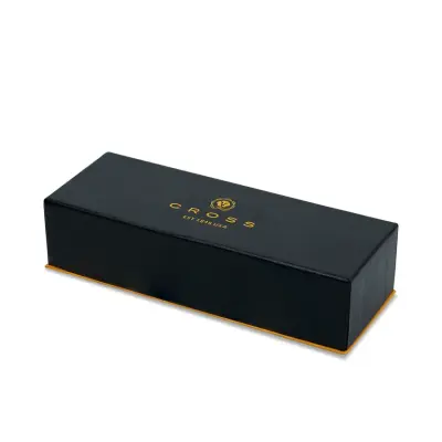 Cross AT0456-7MS Bailey Fountain Pen Medium Black with Chrome Trims
